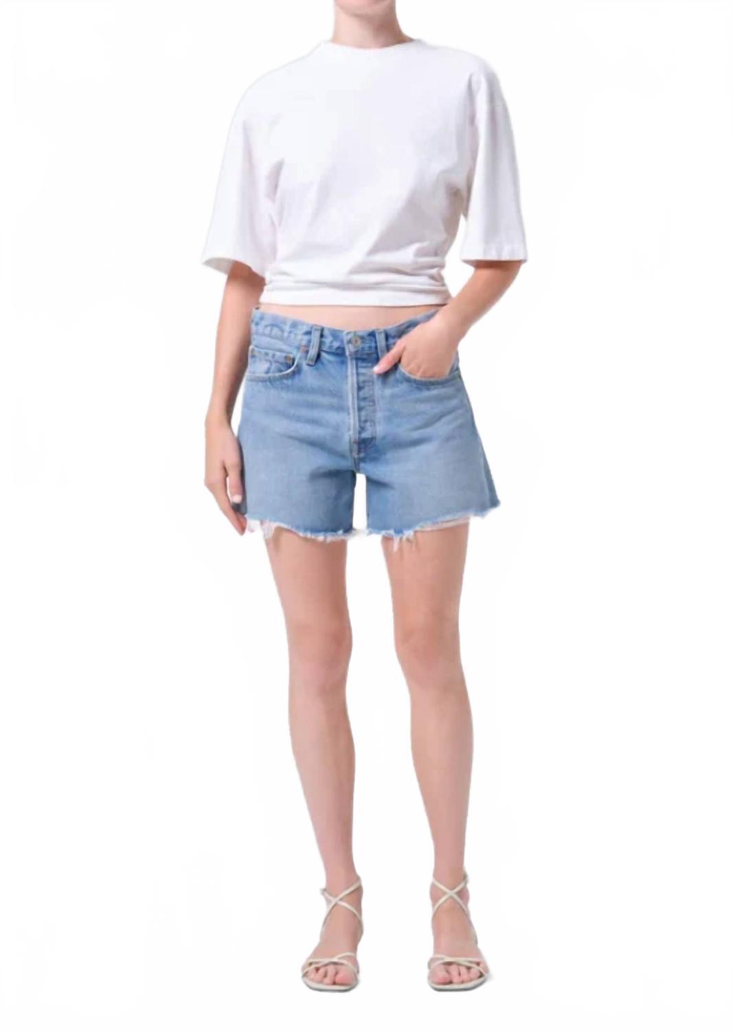 New Agolde Women's Parker Long Short In Community